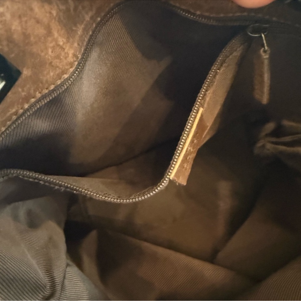 Gucci Beige Brown GG Canvas Tote - Picture 10 of 11